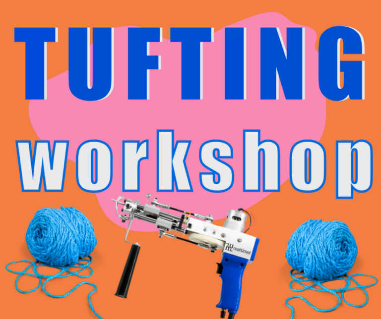 Tufting bij Mattimat Leer je eigen getufte kleed te maken